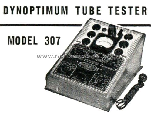 307 Tube Tester; Radio City Products (ID = 1819110) Equipment