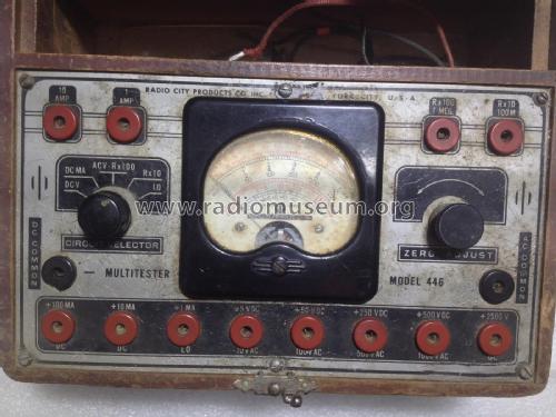 Multitester 446; Radio City Products (ID = 2515631) Equipment