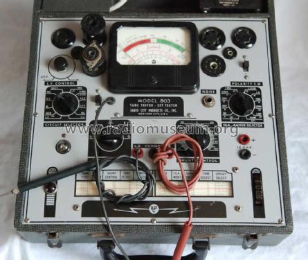 Tube Tester - Set Tester 803; Radio City Products (ID = 1004110) Equipment