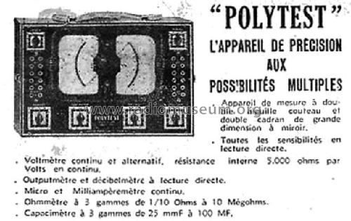 Polytest ; Radio-Contrôle; Lyon (ID = 1050711) Equipment