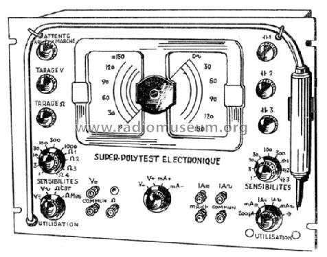 Super-Polytest Èlectronique ; Radio-Contrôle; Lyon (ID = 398852) Ausrüstung