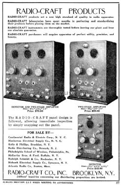 Detector Unit ; Radio-Craft Company (ID = 955535) mod-past25