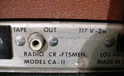 Concerto CA-11; Radio Craftsmen Inc. (ID = 1397251) Ampl/Mixer