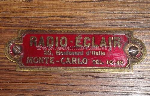 Sconosciuto inconnu unknown ; Radio Éclair; Monte- (ID = 859986) Radio