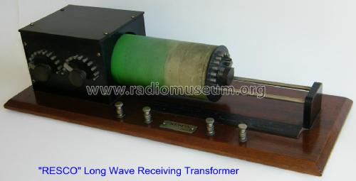 Resco Long Wave Receiving Transformer ; Radio Electric (ID = 1985106) mod-pre26