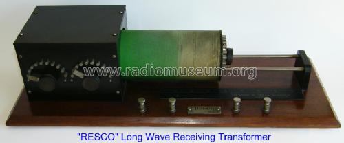 Resco Long Wave Receiving Transformer ; Radio Electric (ID = 1985107) mod-pre26