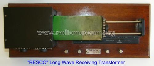 Resco Long Wave Receiving Transformer ; Radio Electric (ID = 1985109) mod-pre26