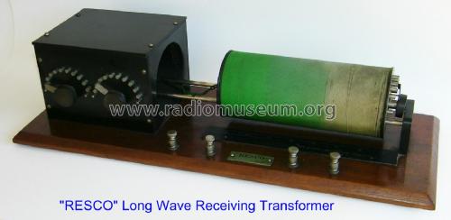 Resco Long Wave Receiving Transformer ; Radio Electric (ID = 1985110) mod-pre26