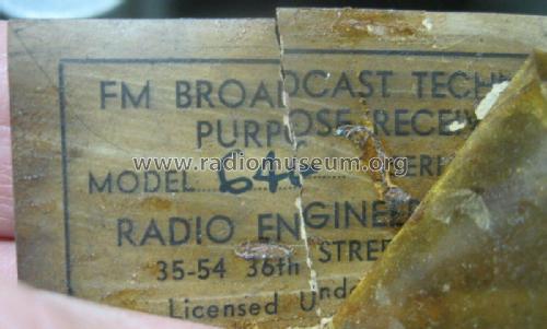 FM Broadcast Technical Purpose Receiver REL 646; Radio Engineering (ID = 2638749) Radio