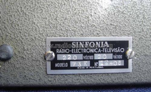 Sinfonia V3; Radio Escola, Lisboa (ID = 1511450) Ausrüstung