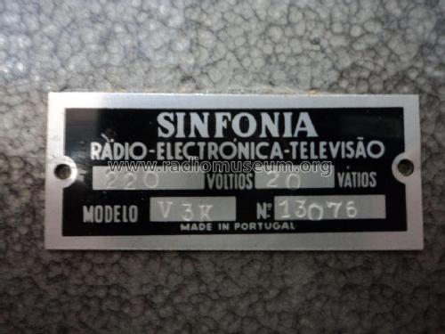 Sinfonia V3; Radio Escola, Lisboa (ID = 2608948) Ausrüstung