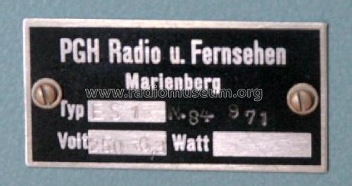 Elektronischer Schalter ES 1; Radio-Fernsehen- (ID = 2230631) Equipment