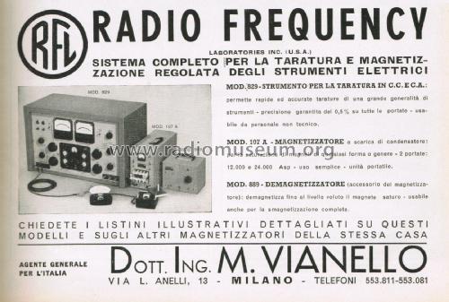 DC and AC Calibrator 829; Radio Frequency (ID = 2664537) Equipment