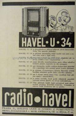 Universalka U34; Radio Havel, Praha (ID = 1231489) Radio