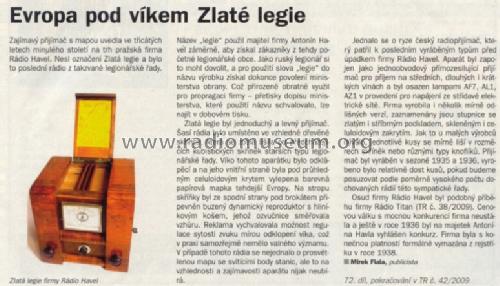Zlata Legie ; Radio Havel, Praha (ID = 1030973) Radio
