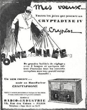 Cryptadyne IV ; La Radio-Industrie (ID = 1012481) Radio