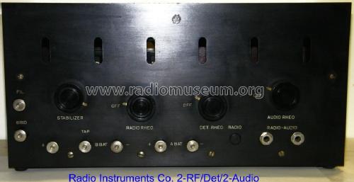 Radio-Audio Detector Amplifier Type JM-5; Radio Instruments Co (ID = 946138) mod-past25