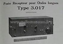 Récepteur pour Ondes Longues 3017; Radio L.L. Lucien (ID = 606982) Commercial Re