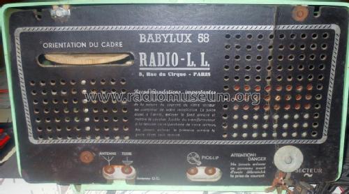 Babylux 58; Radio L.L. Lucien (ID = 2137820) Radio