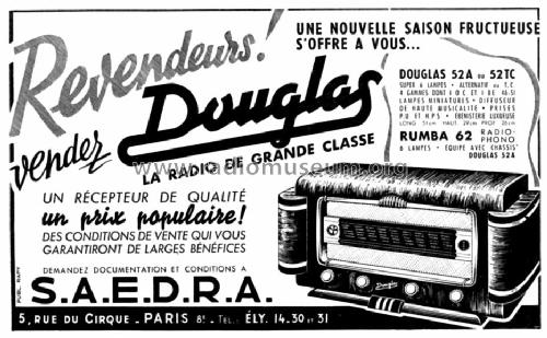 Douglas 52TC; Radio L.L. Lucien (ID = 1449740) Radio