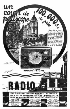 Miniavox Ch= 3670; Radio L.L. Lucien (ID = 1691920) Radio