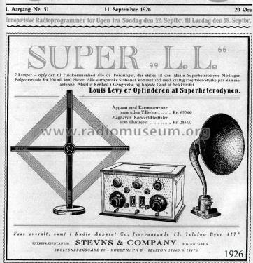 Superhétérodyne A Type 3318; Radio L.L. Lucien (ID = 1198378) Radio