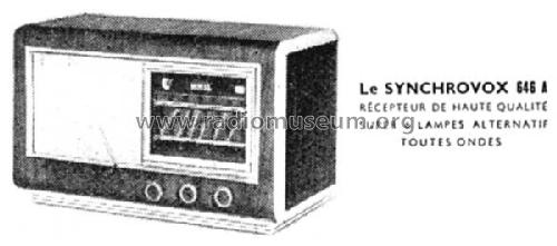 Synchrovox 646A; Radio L.L. Lucien (ID = 1671174) Radio