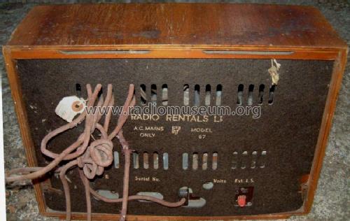 67 AC; Radio Rentals; (ID = 1971983) Radio