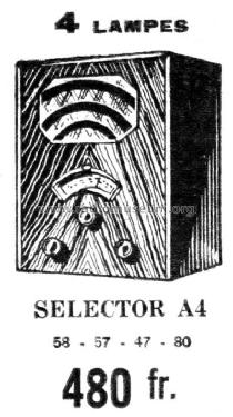 Selector A4; Radio-Select, F. (ID = 2065019) Radio