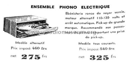 Ensemble Phono Électrique ; Radio-Select, F. (ID = 2064402) Enrég.-R