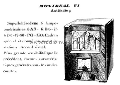 Montréal VI ; Radio-Select, F. (ID = 2064390) Radio