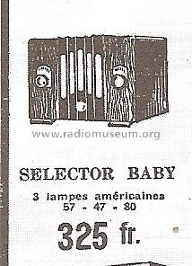 Selector Baby ; Radio-Select, F. (ID = 959669) Radio