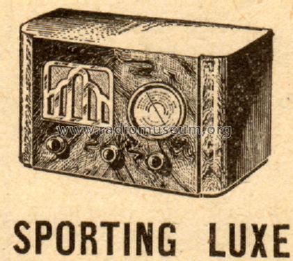 Sporting Luxe ; Radio-Select, F. (ID = 577948) Radio