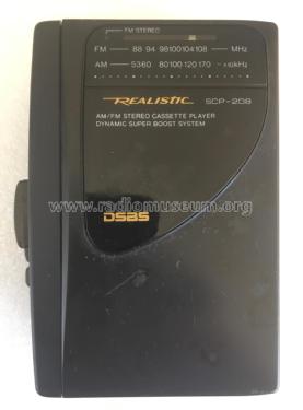 AM/FM Stereo Cassette Player SCP-208, Cat. No.: 14-9219; Radio Shack Tandy, (ID = 3012120) Radio