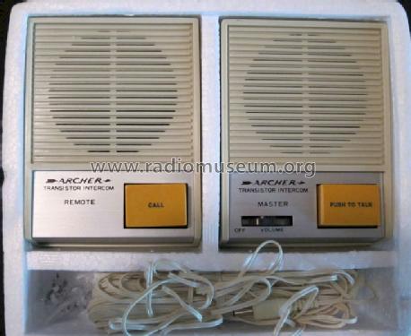 Archer Intercom System 43-221A; Radio Shack Tandy, (ID = 1181167) Ampl/Mixer