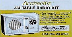 ArcherKit AM Table Radio Kit 28-3105; Radio Shack Tandy, (ID = 565352) Kit