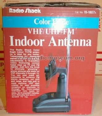 Color Eagle VHF/UHF/FM Indoor Antenna 15-1807A; Radio Shack Tandy, (ID = 1707759) Antenna