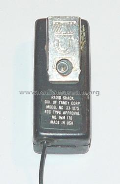 Realistic FM Wireless Microphone 33-1075; Radio Shack Tandy, (ID = 1977371) Microphone/PU