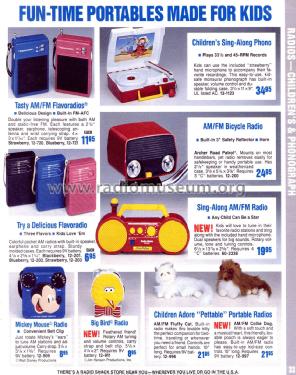 Kid´s Sing-Along Phono 13-1123; Radio Shack Tandy, (ID = 1769128) Enrég.-R