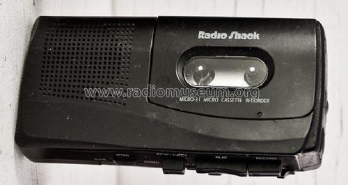 Micro Cassette Recorder Micro-31; Radio Shack Tandy, (ID = 1396364) Sonido-V