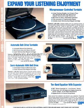 Optimus LAB-2250 42-2921; Radio Shack Tandy, (ID = 1785330) Ton-Bild