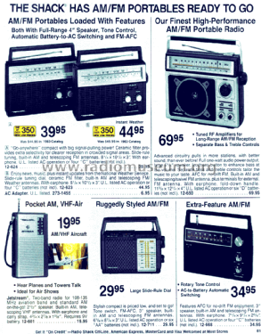 Realistic 12-650; Radio Shack Tandy, (ID = 1364634) Radio