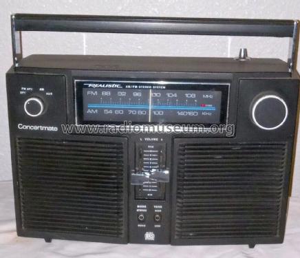 Realistic Stereo System Concertmate 12-654; Radio Shack Tandy, (ID = 2860204) Radio