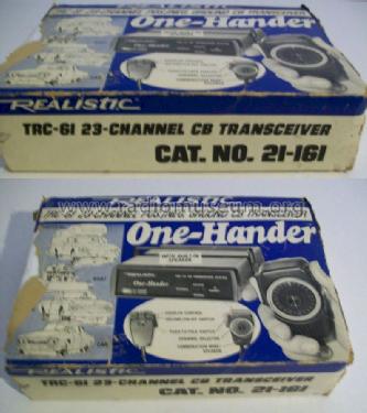 Realistic 23-Channel CB Transceiver One-Hander TRC-61 Cat. Nr.21-161; Radio Shack Tandy, (ID = 1177656) Cittadina