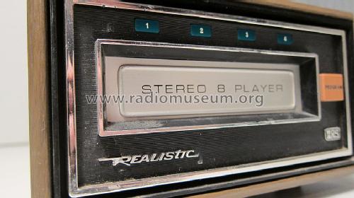 Realistic 8 Track Tape Player Deck TR-166 Cat, No. 14-1919; Radio Shack Tandy, (ID = 1240530) R-Player