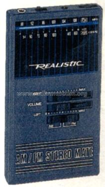 Realistic AM/FM Stereo Mate 12-115; Radio Shack Tandy, (ID = 1365126) Radio