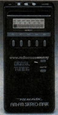 Realistic AM/FM Stereo Mate 12-137; Radio Shack Tandy, (ID = 1749282) Radio