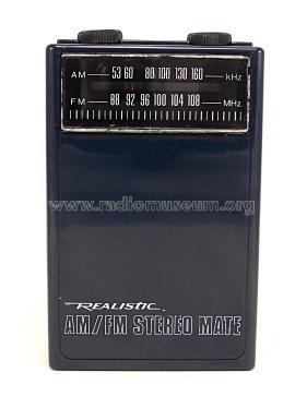 Realistic AM/FM Stereo Mate ; Radio Shack Tandy, (ID = 2160330) Radio