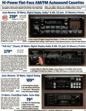 Realistic Car Radio 12-1922; Radio Shack Tandy, (ID = 1787465) Car Radio