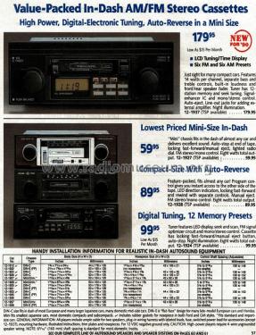 Realistic Car Radio 12-1927; Radio Shack Tandy, (ID = 1787554) Car Radio